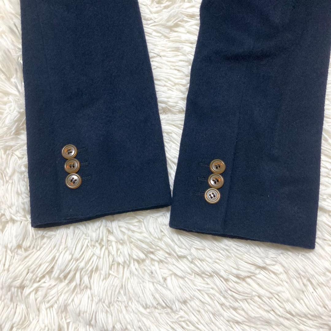 希少 Lサイズ ヴィヴィアンウエストウッドマン コート 変形 ウール ネイビー