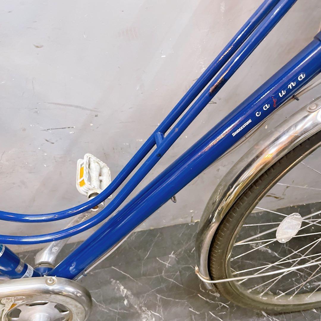 【970】《限定価格》一般車 シティー車 ブリヂストン cajuna ブルー