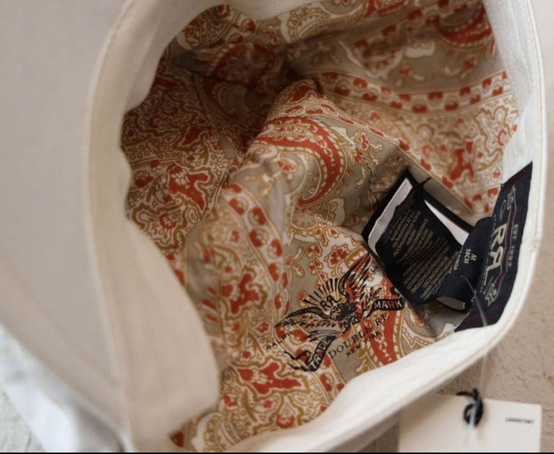 新品*RRL*コットン　ニュースボーイキャップ *M　ダブルアールエル