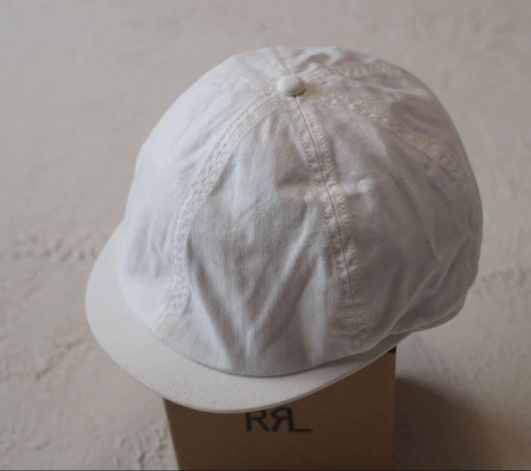 新品*RRL*コットン　ニュースボーイキャップ *M　ダブルアールエル