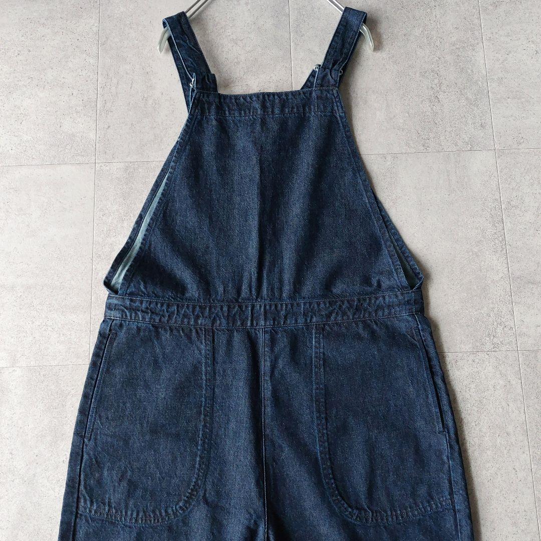 美品 ダントン DANTON デニムオールインワン 36 オーバーオール