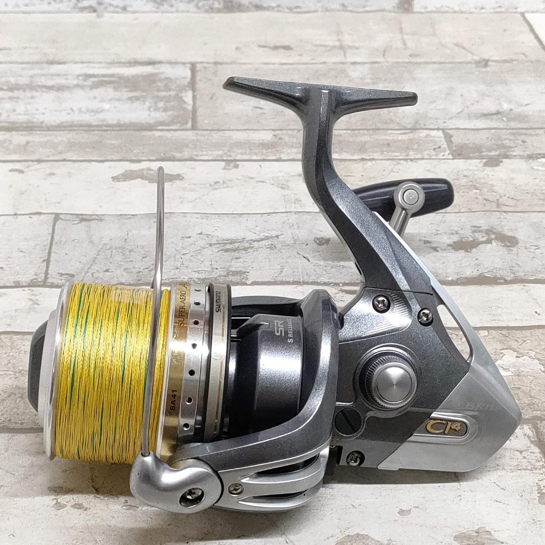 F101 シマノ スピニングリール スーパーエアロ アルブリード CI4