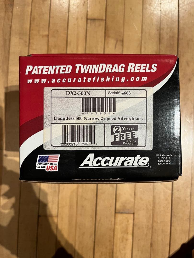 Accurate DX2-500N 2-speed リール