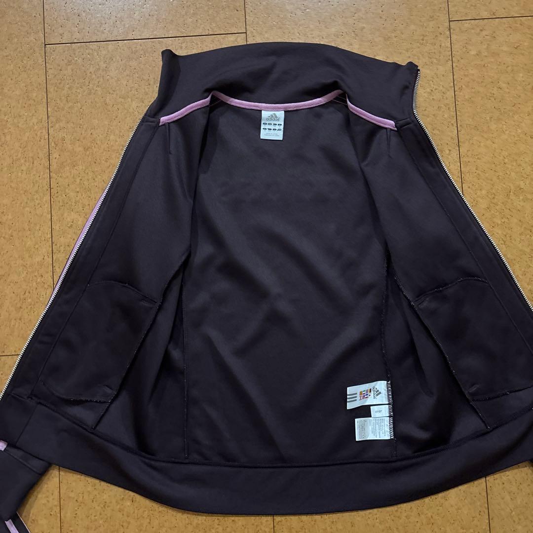 極美品　アディダス　ベロア　セットアップ　トラックジャケット　L レディース