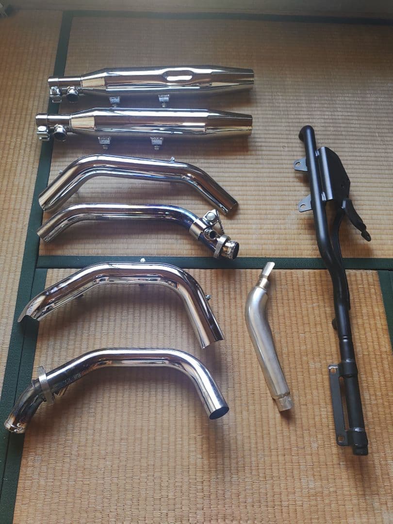 ハーレーダビッドソンXL1200、883 サイレンサースリップオンマフラー一式