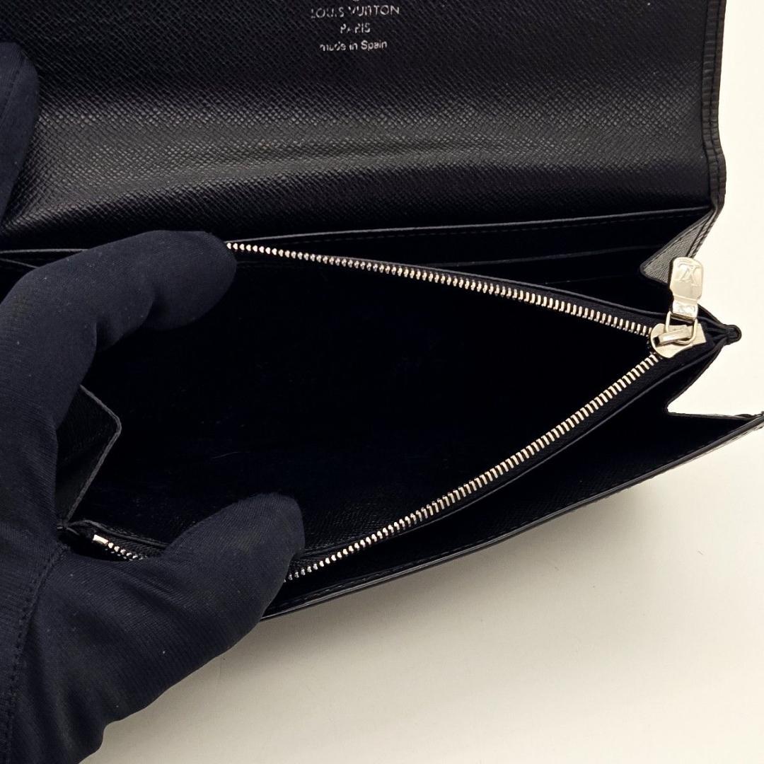 T 長財布 エピ ポルトフォイユ サラ 6枚 A33 ブラック