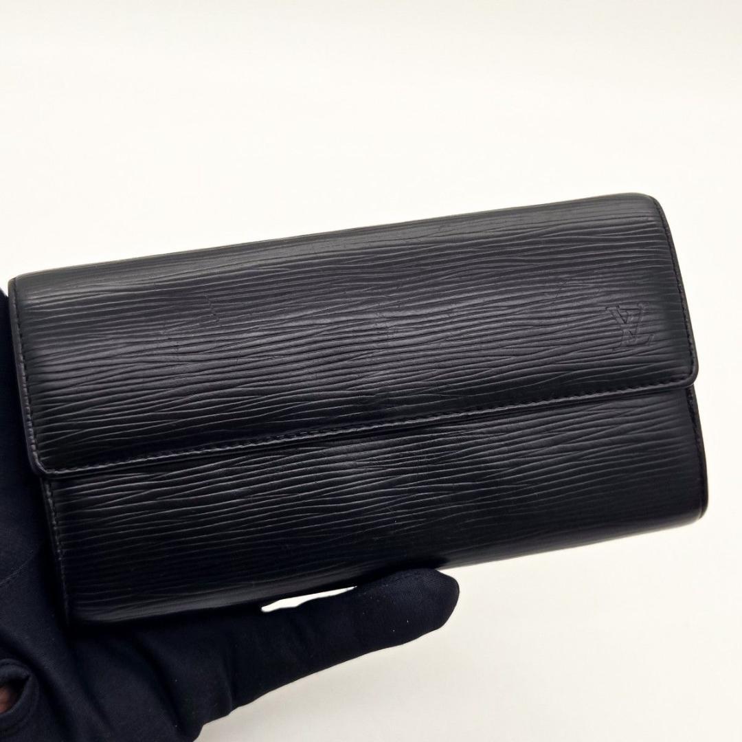 T 長財布 エピ ポルトフォイユ サラ 6枚 A33 ブラック