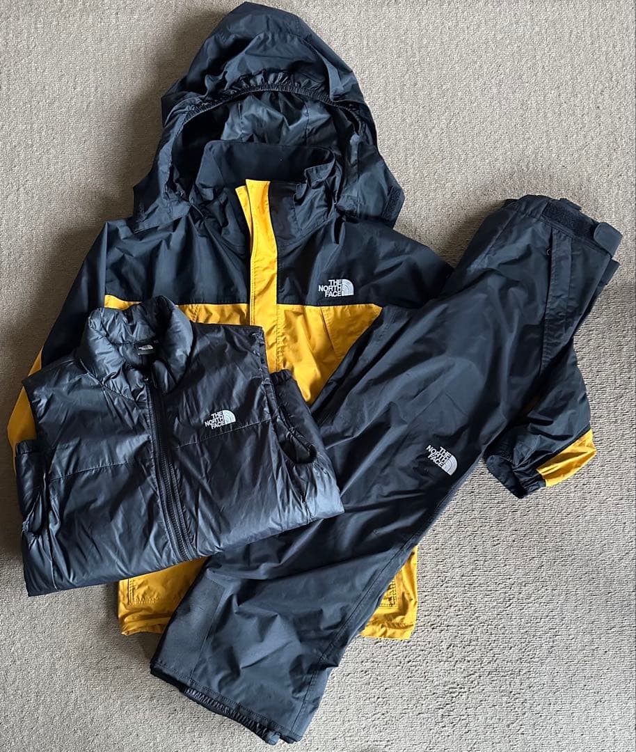 ノースフェイス ジャケット、ベスト、パンツのセット　150cm