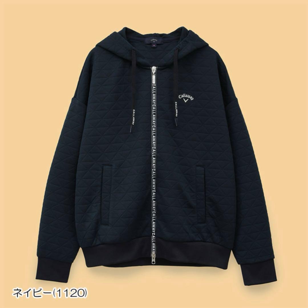 Callaway レディース フルジップフーディ ネイビーL