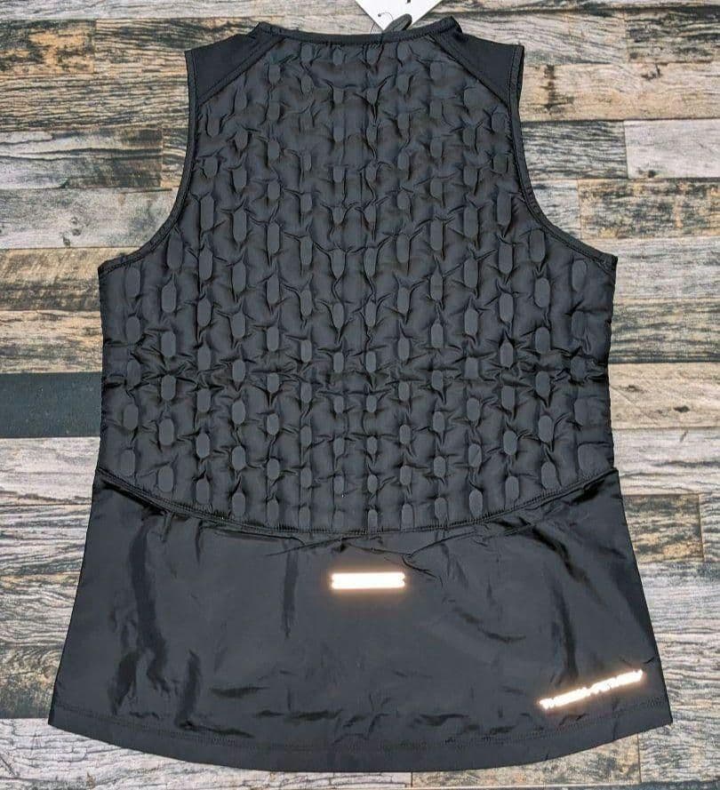 最後 M ナイキ レディース エアロロフト ダウンベスト ランニング ゴルフ 黒