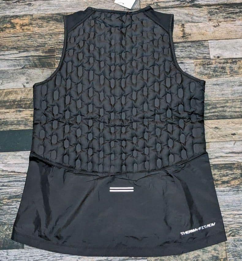 最後 M ナイキ レディース エアロロフト ダウンベスト ランニング ゴルフ 黒