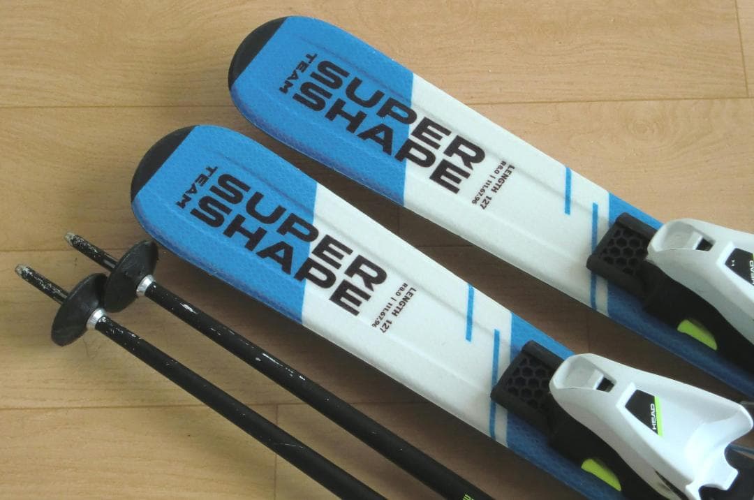 ■■送料無料■HEAD■ジュニア用スキー4点セット■127/23■WAX済■■