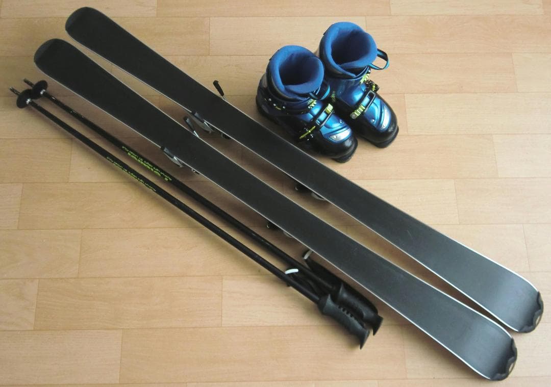 ■■送料無料■HEAD■ジュニア用スキー4点セット■127/23■WAX済■■