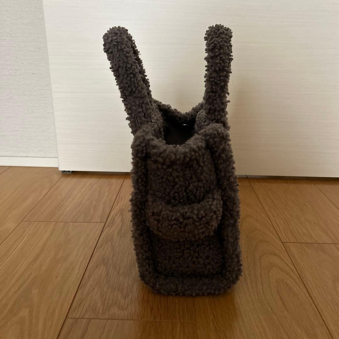 【極美品】マークジェイコブス ザ・トート　テディ ブラウン　ミディアム