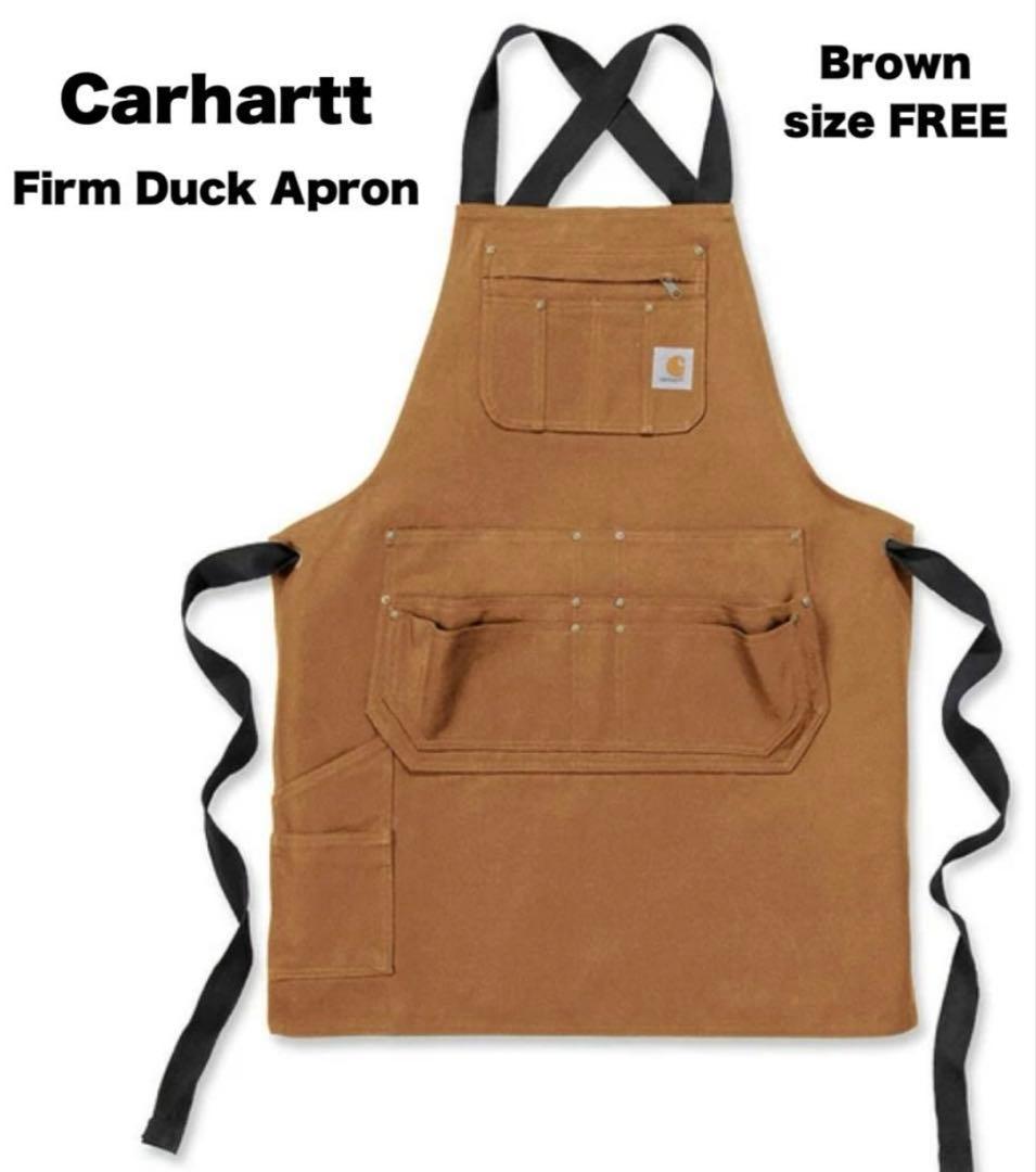 Carhartt Firm Duck Apron ブラウン サイズFREE