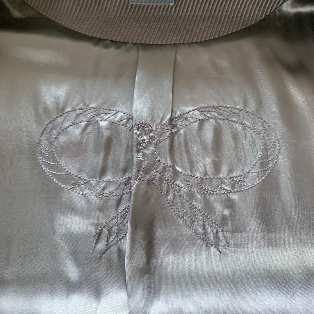 アニヤハインドマーチ　ショート丈コート　ネイビー　綿