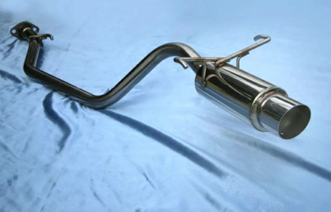 専用Bluefin スズキジムニー JB23 SUS 左出し砲弾シルバーマフラー