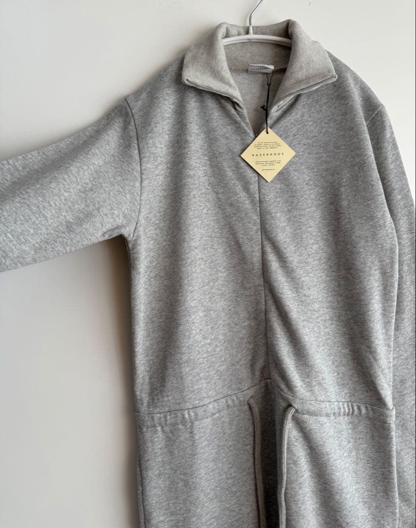 Baserange スウェット ジャンプスーツ オールインワン グレー