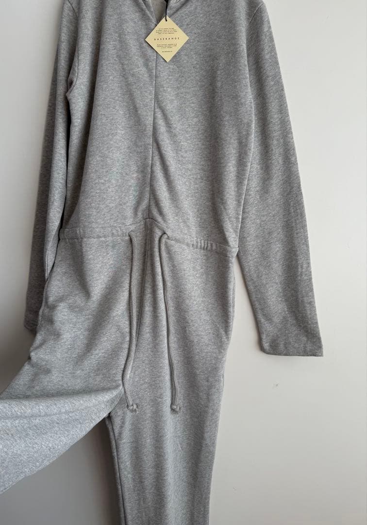 Baserange スウェット ジャンプスーツ オールインワン グレー