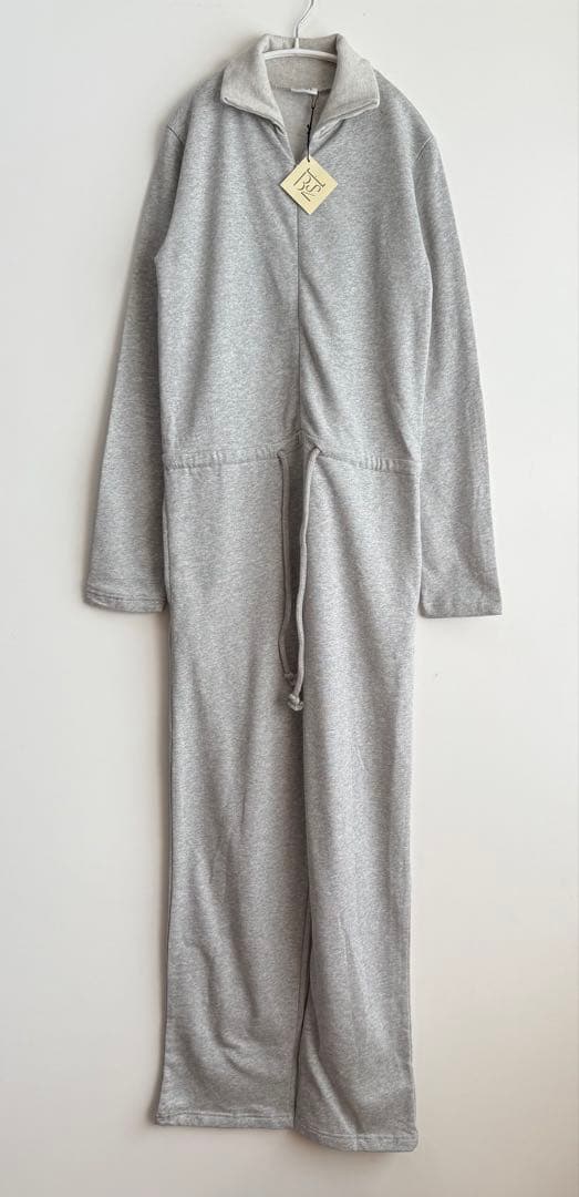 Baserange スウェット ジャンプスーツ オールインワン グレー