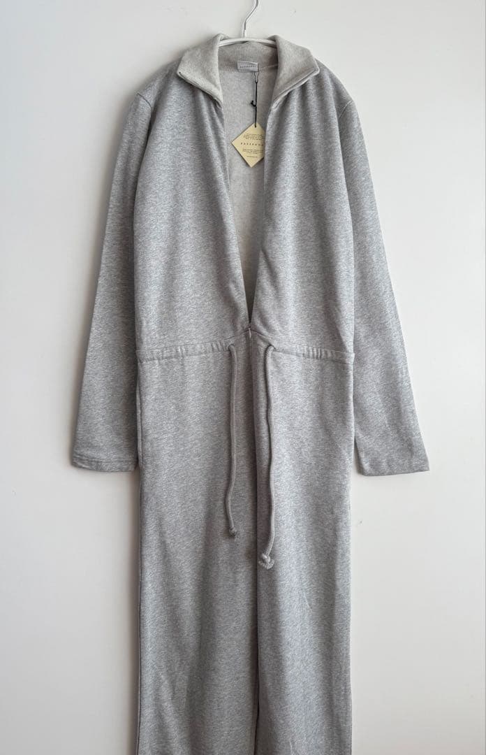 Baserange スウェット ジャンプスーツ オールインワン グレー