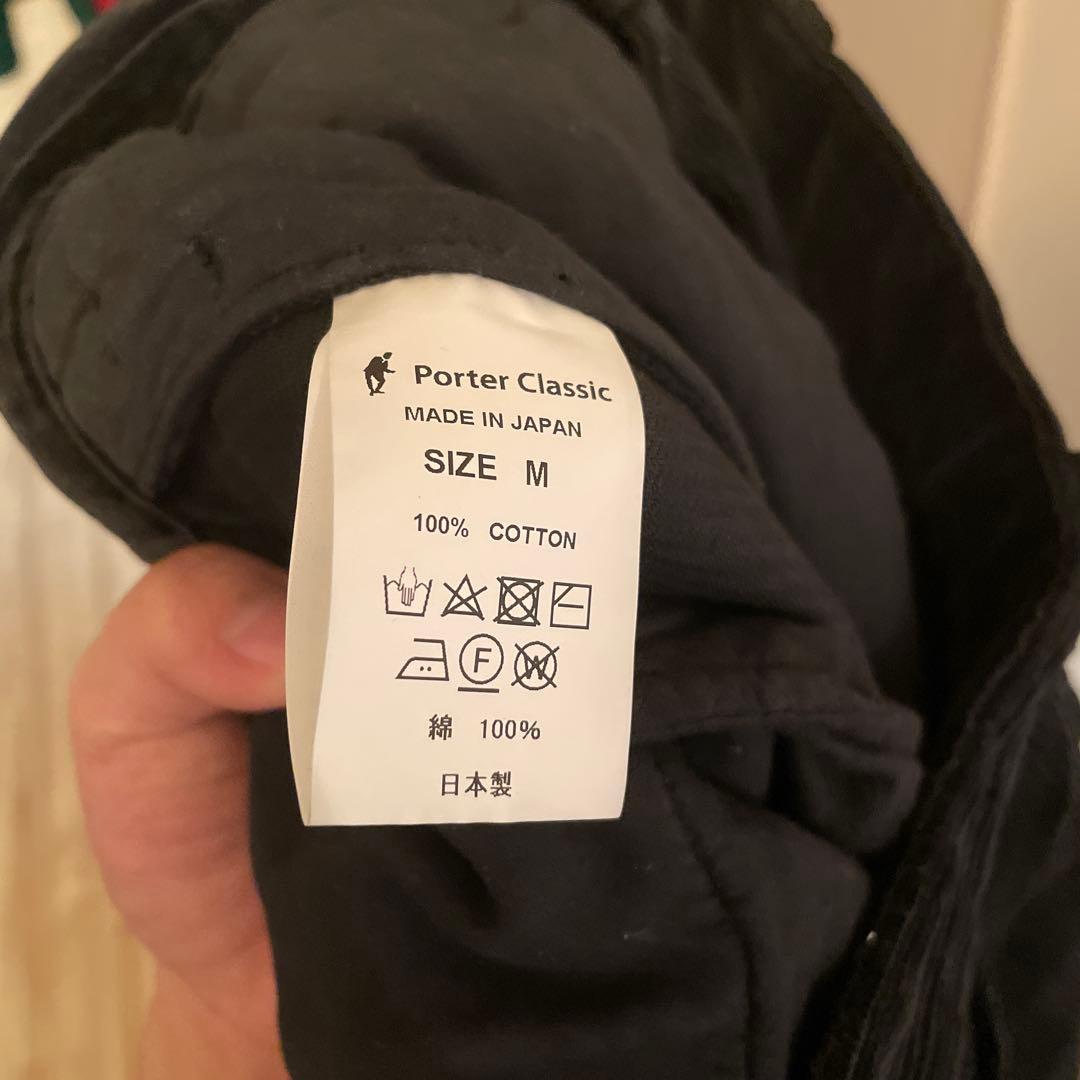 porter classic コーデュロイパンツ　ブラック　M