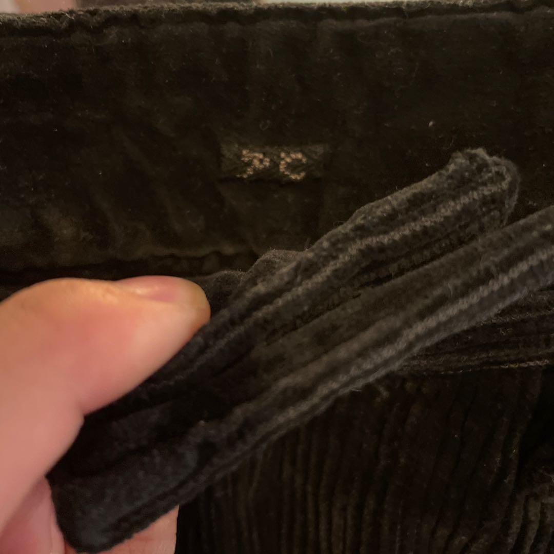 porter classic コーデュロイパンツ　ブラック　M