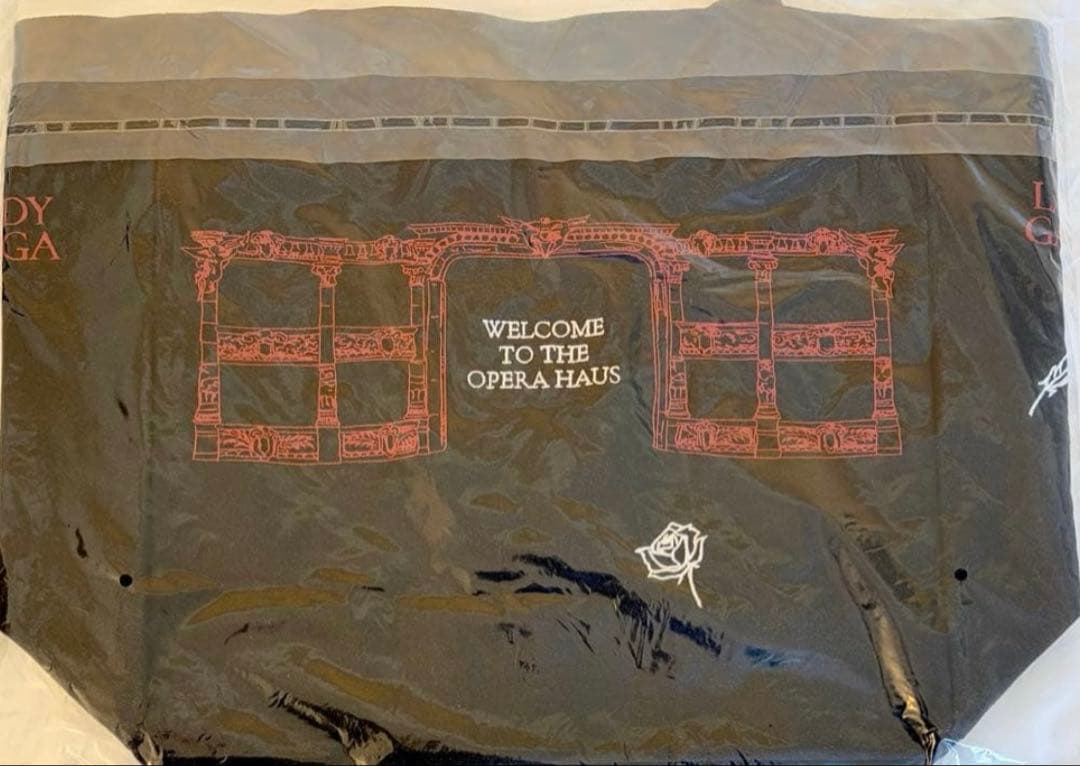 レディーガガ　トートバッグ　ブラック