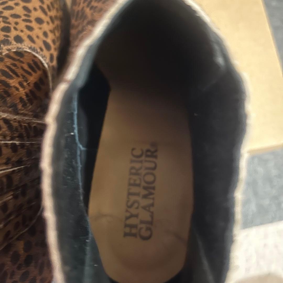 【極美品】HYSTERICGLAMOUR ヒステリックグラマー ブーツ 27