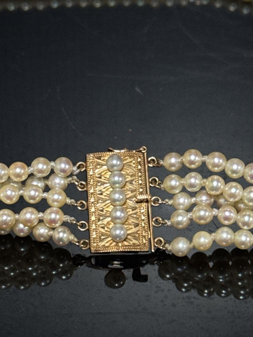 K14 金無垢 金具 真珠 パール ネックレス