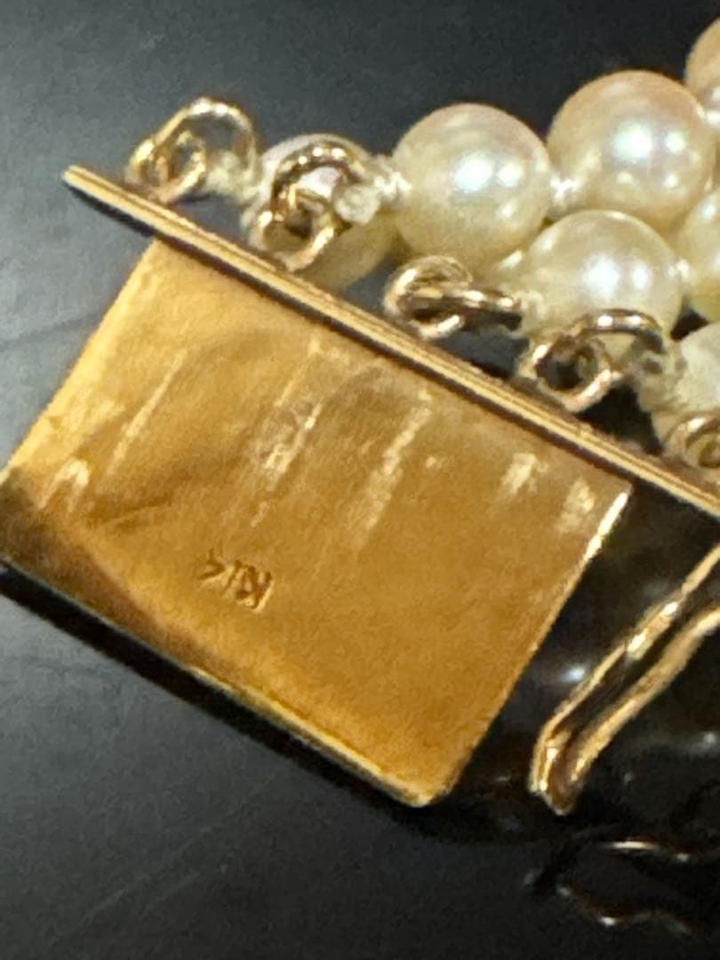 K14 金無垢 金具 真珠 パール ネックレス