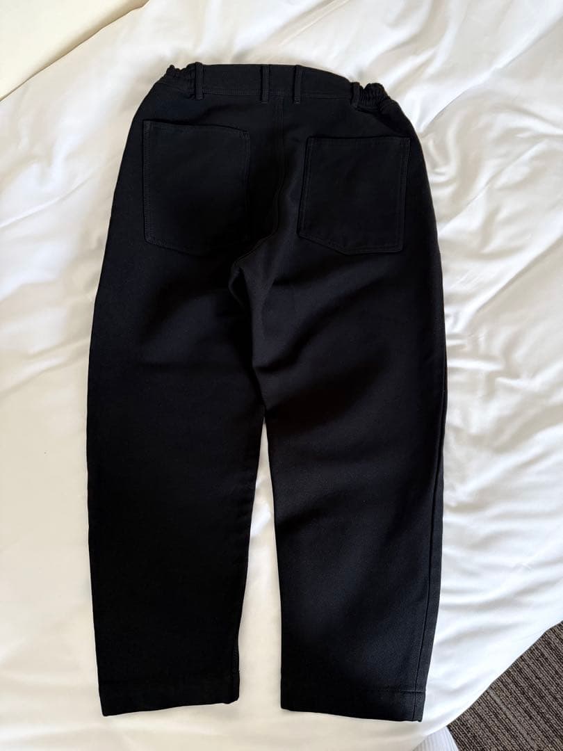 コムデギャルソン・オム・ドゥ 21AW ポリエステル縮絨パンツ 黒 XS