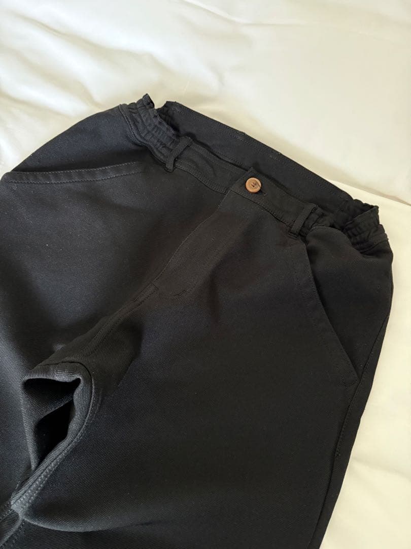 コムデギャルソン・オム・ドゥ 21AW ポリエステル縮絨パンツ 黒 XS