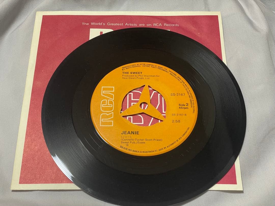 SWEET ポパ ジョー 日本盤 シングル