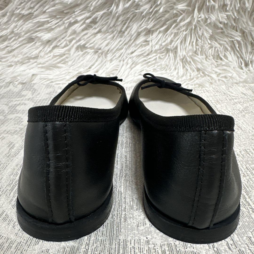 うーやん 【美品】Repetto ブラック バレエシューズ　36 23cm