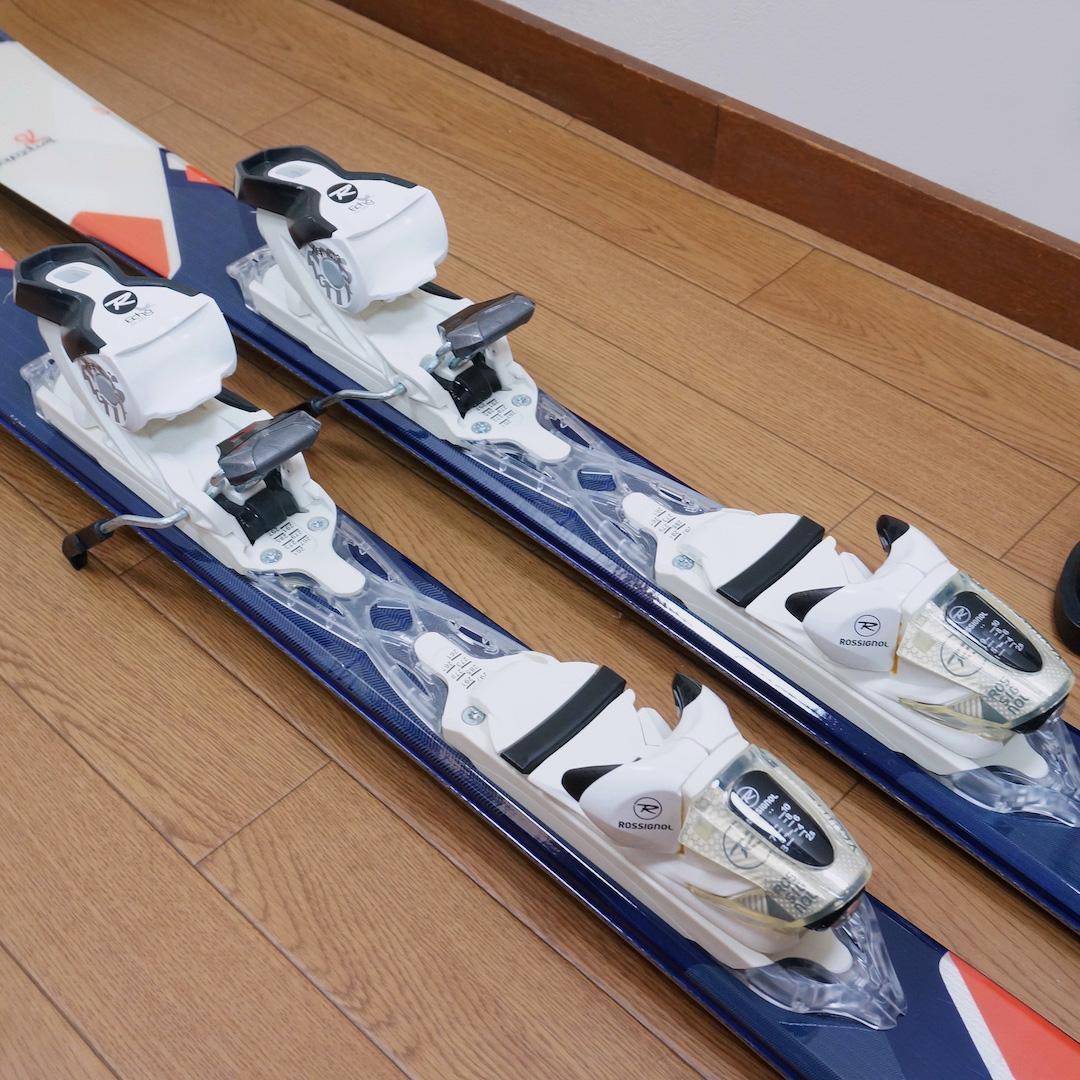 メンテ済 144cm 靴25.5cm ROSSIGNOL レディーススキーセット
