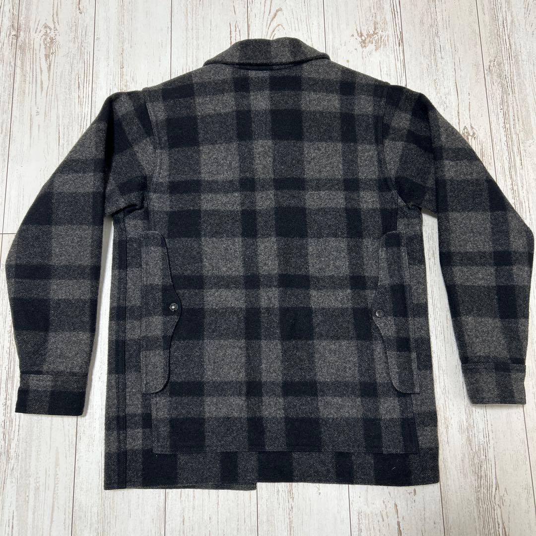 美品　FILSON シングルマッキーノクルーザー 黒灰　サイズ38