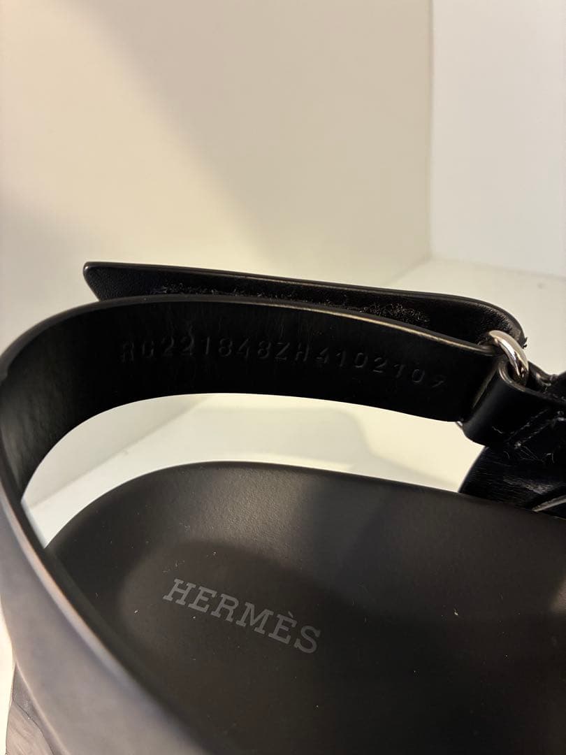 【美品】エルメス　エレクトリックベルト Hロゴデザイン サンダル　サイズ41