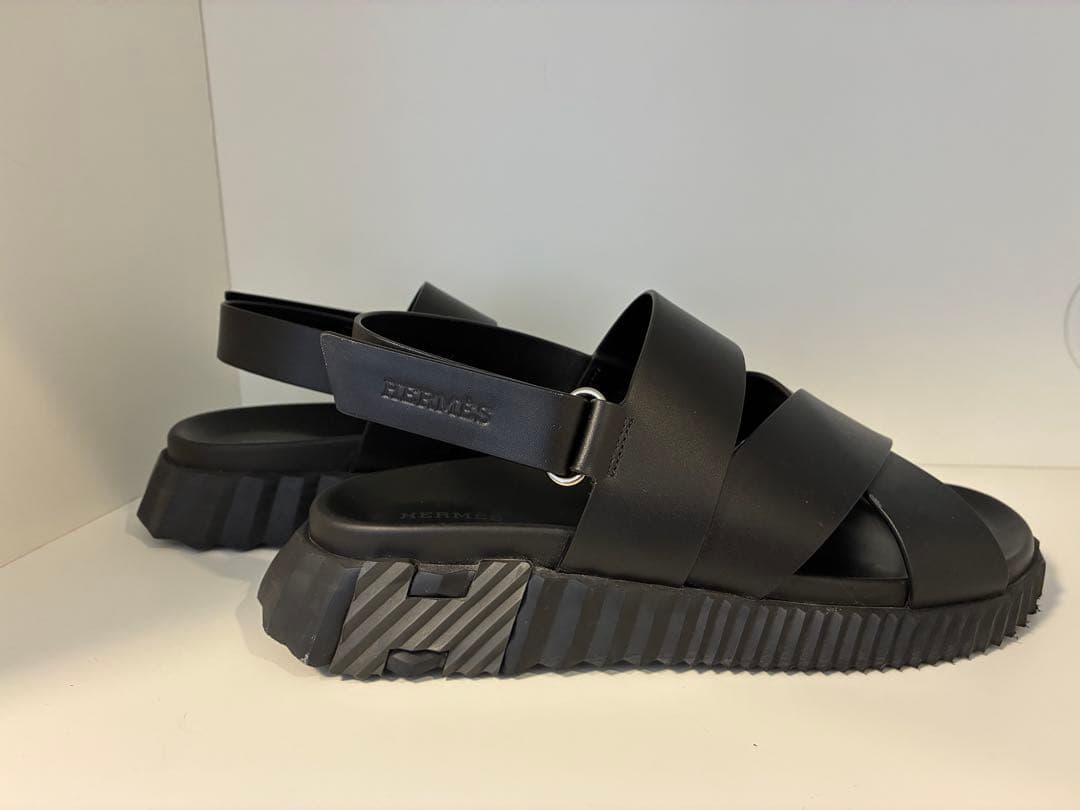 【美品】エルメス　エレクトリックベルト Hロゴデザイン サンダル　サイズ41