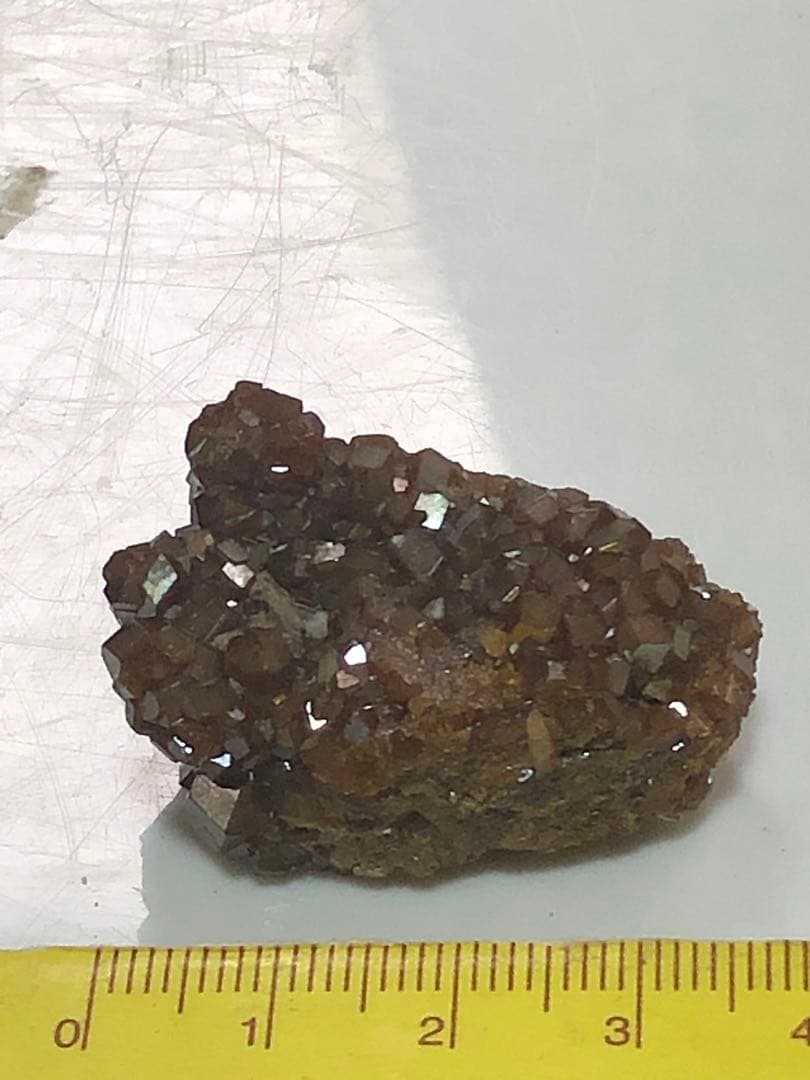 国産鉱物　天川村　レインボーガーネット（宝石質！）