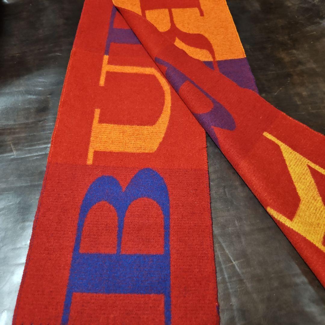 BURBERRY　バーバリー　ロゴマフラー