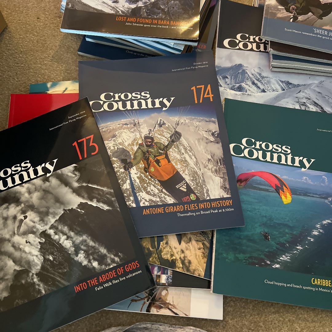 パラグライダー写真が綺麗な専門誌　Cross Country  2019〜セット