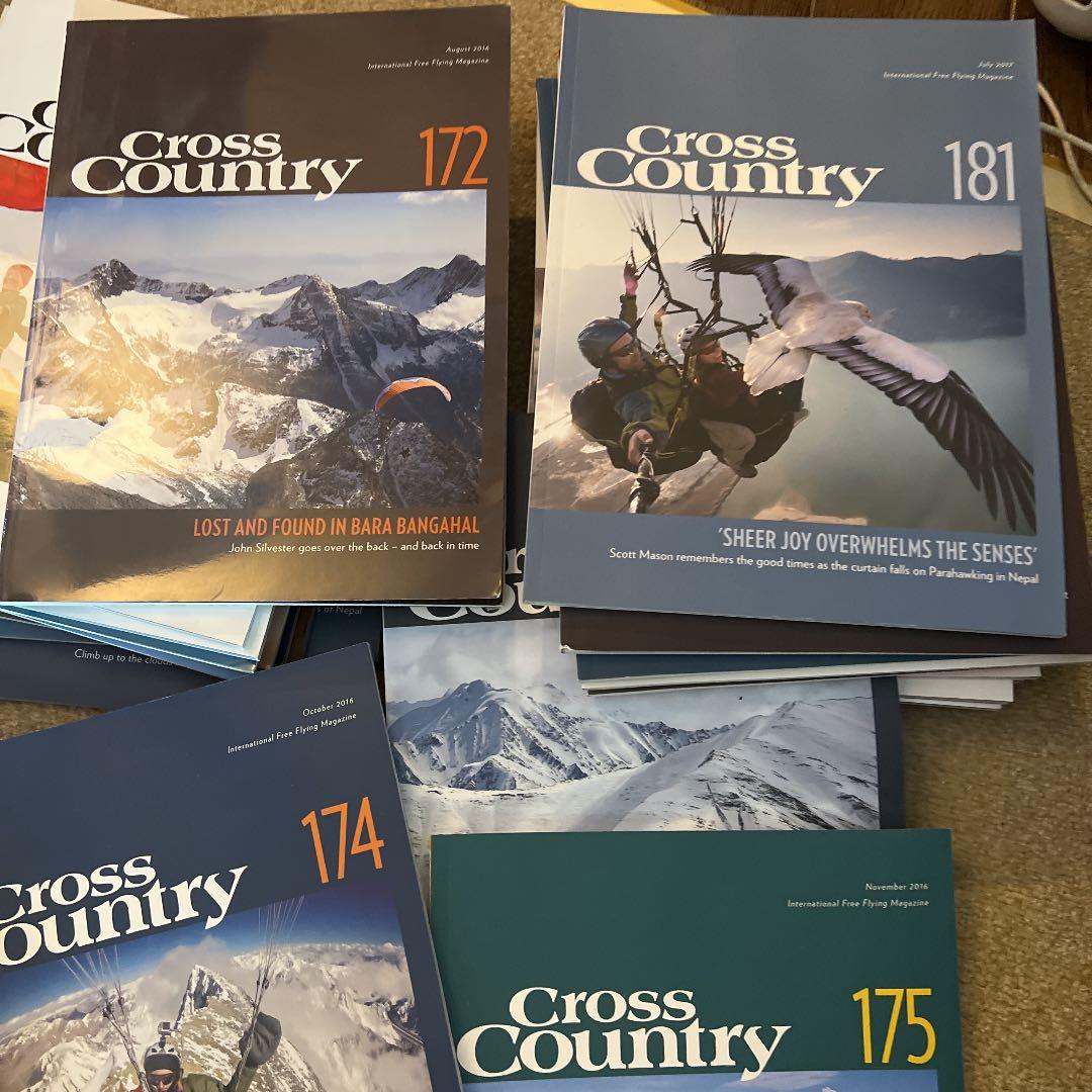 パラグライダー写真が綺麗な専門誌　Cross Country  2019〜セット