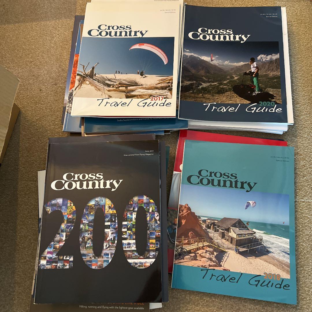 パラグライダー写真が綺麗な専門誌　Cross Country  2019〜セット