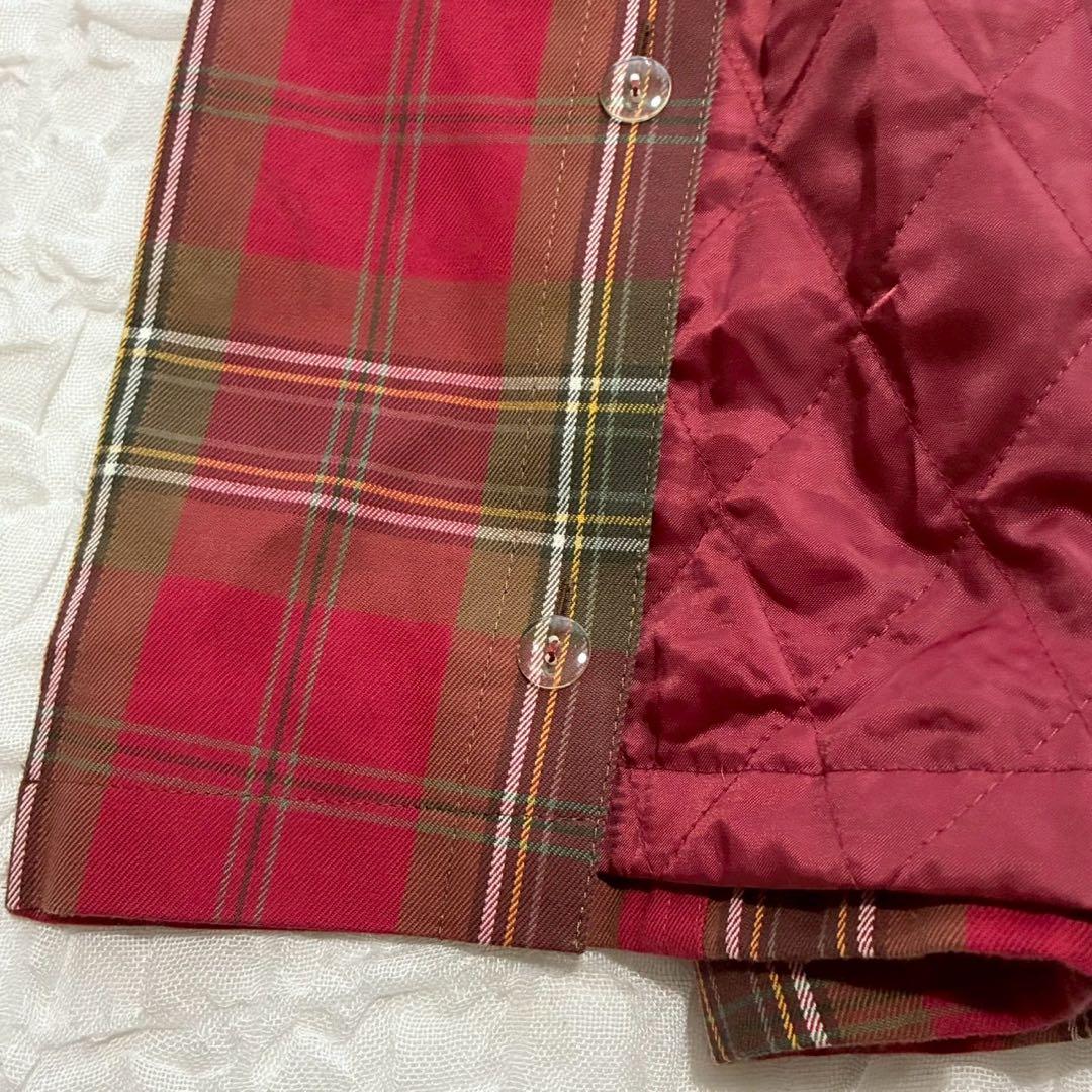 ヨークランド タータンチェック柄 ロングコート 9AR ライナー 2way