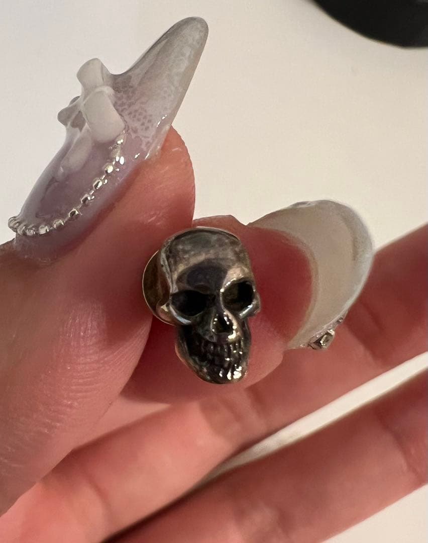 Crazy Pig Design スカルピアス(片耳用)2個