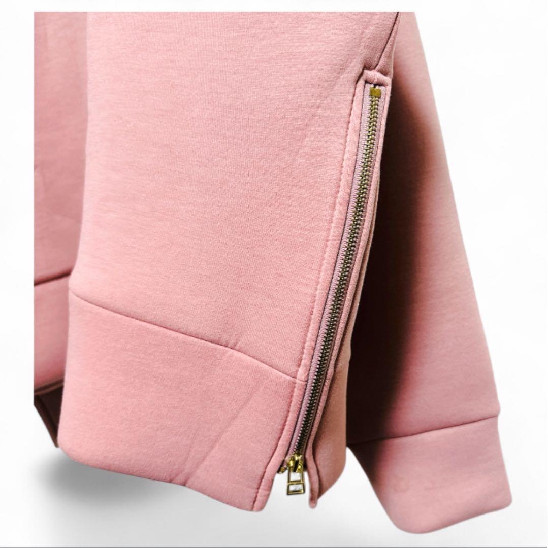 入手困難✨新品【ダムフランク】 ボンディングフーディ F くすみピンク パーカー