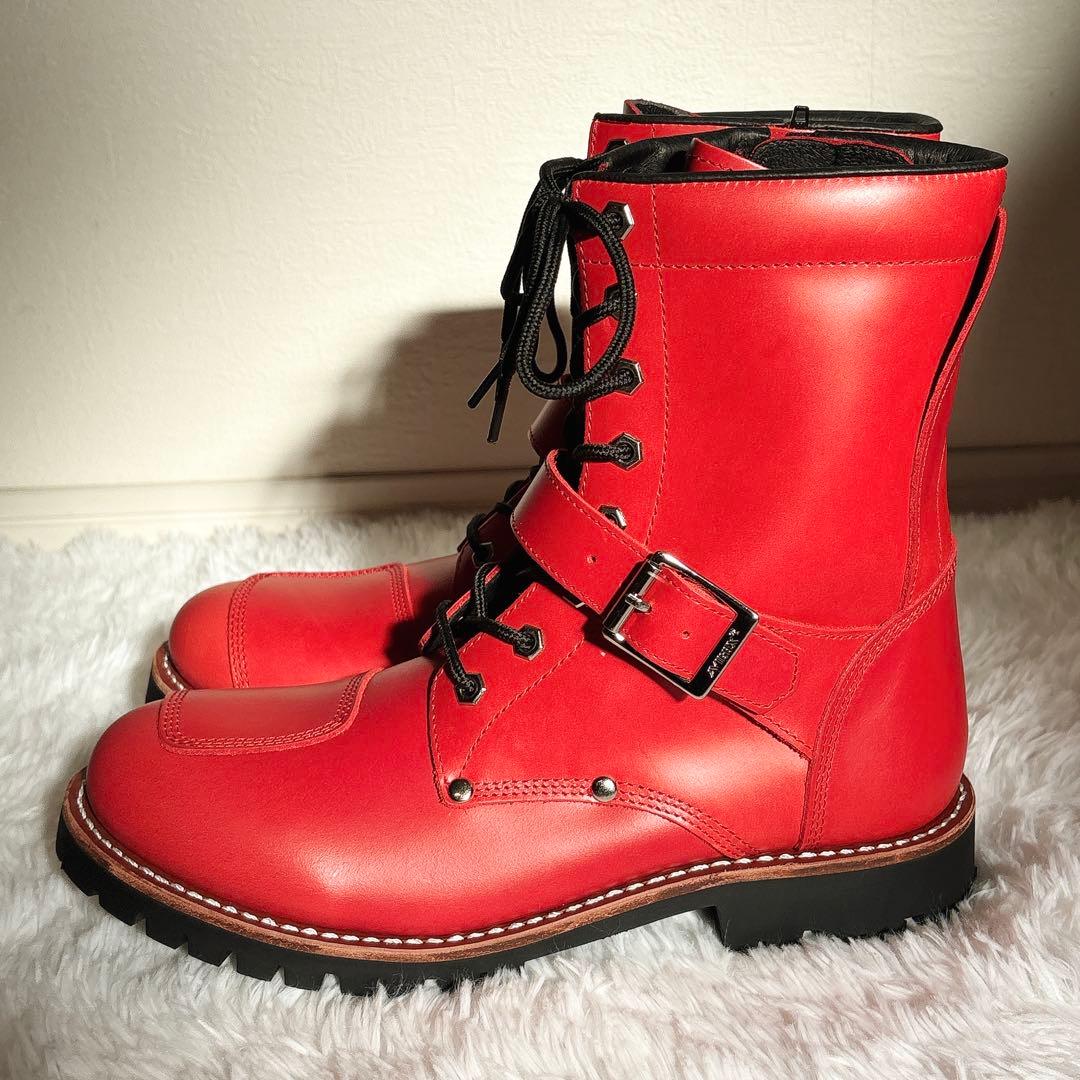 ✨未使用級✨ アヴィレックス AV2100 YAMATO レザーブーツ レッド