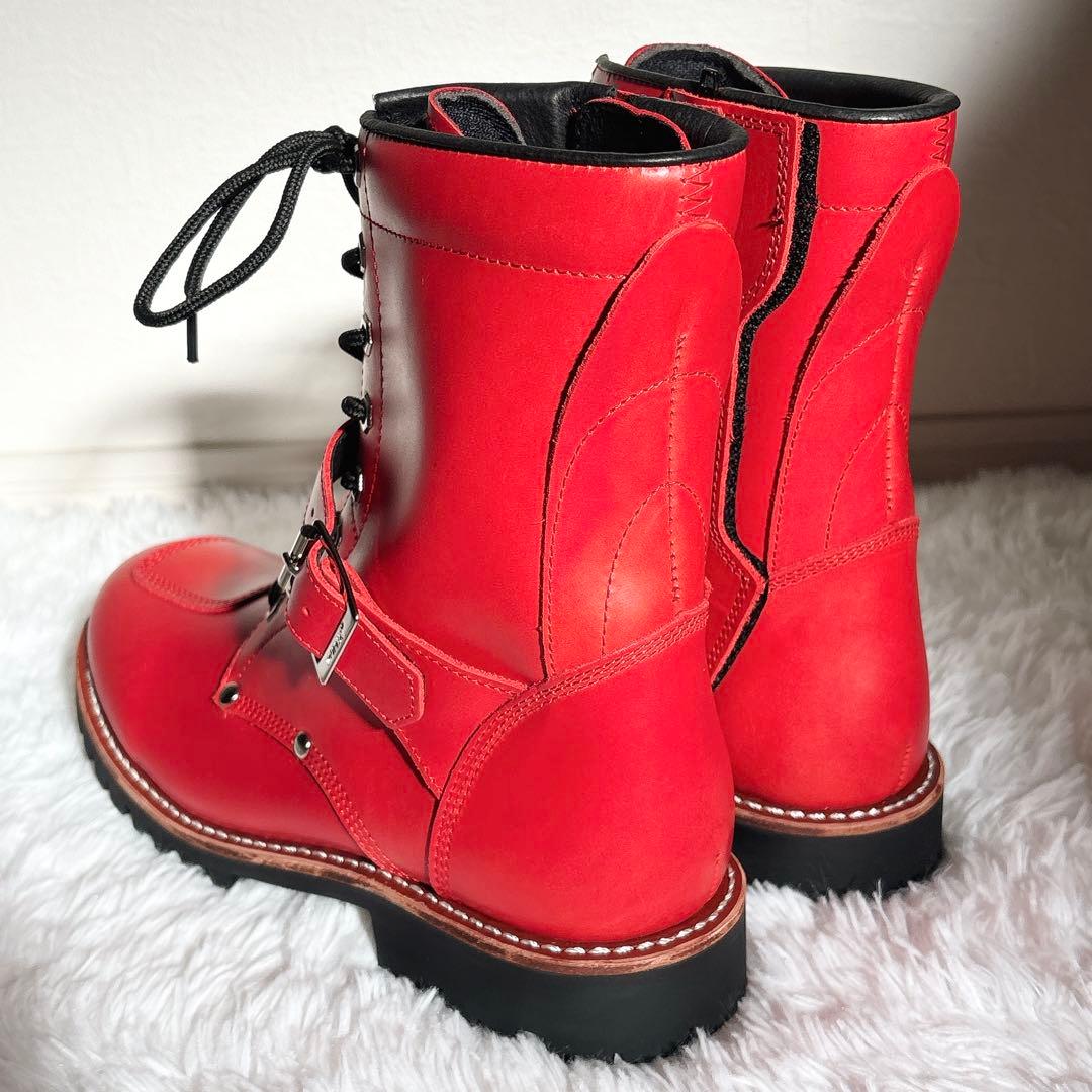 ✨未使用級✨ アヴィレックス AV2100 YAMATO レザーブーツ レッド