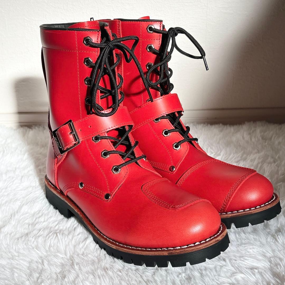 ✨未使用級✨ アヴィレックス AV2100 YAMATO レザーブーツ レッド